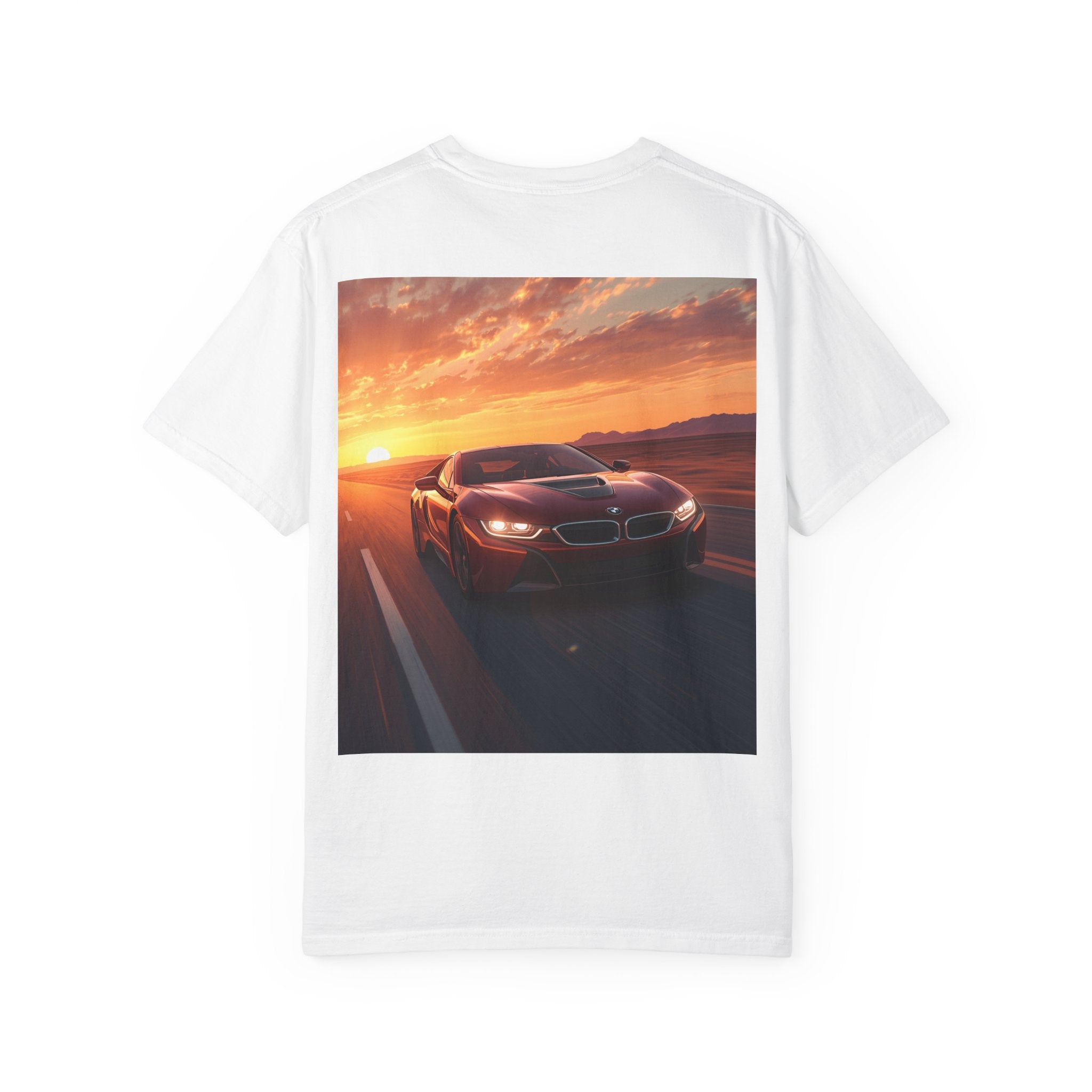 Racing Sunset Unisex T-Shirt – Car Enthusiast Gift