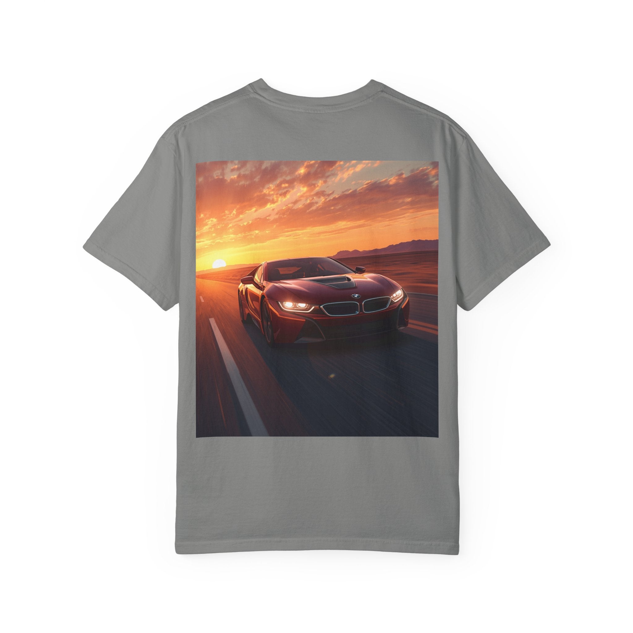 Racing Sunset Unisex T-Shirt – Car Enthusiast Gift