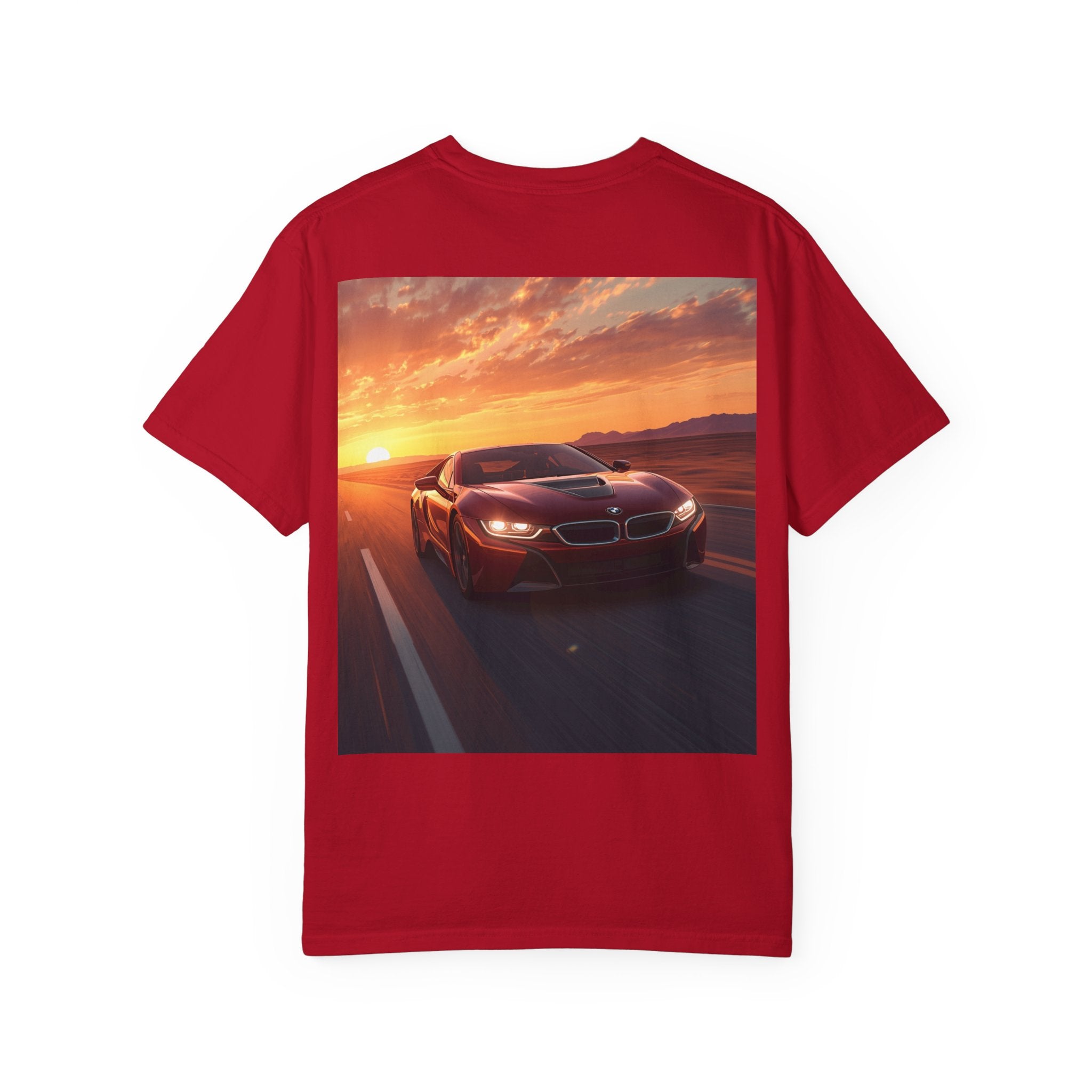 Racing Sunset Unisex T-Shirt – Car Enthusiast Gift