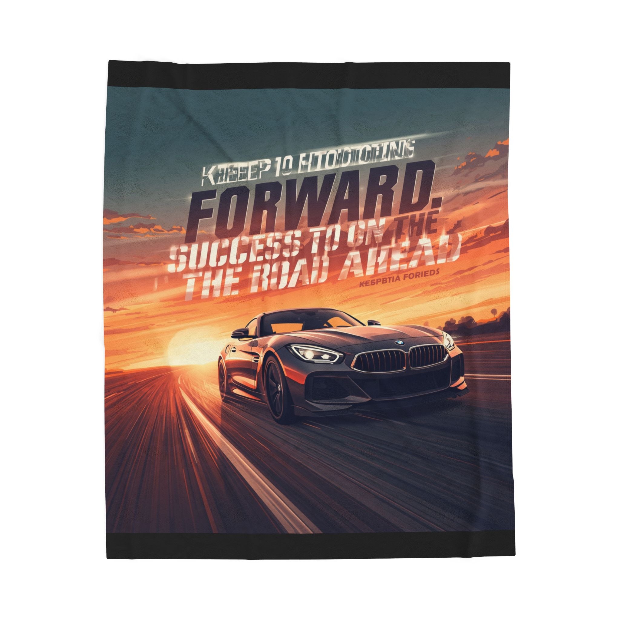 Inspirational Velveteen Plush Blanket - Motivational Decor for Car Enthusiasts, Cozy Gift, Car Lover Blanket, Inspirational Wall Art, [...]