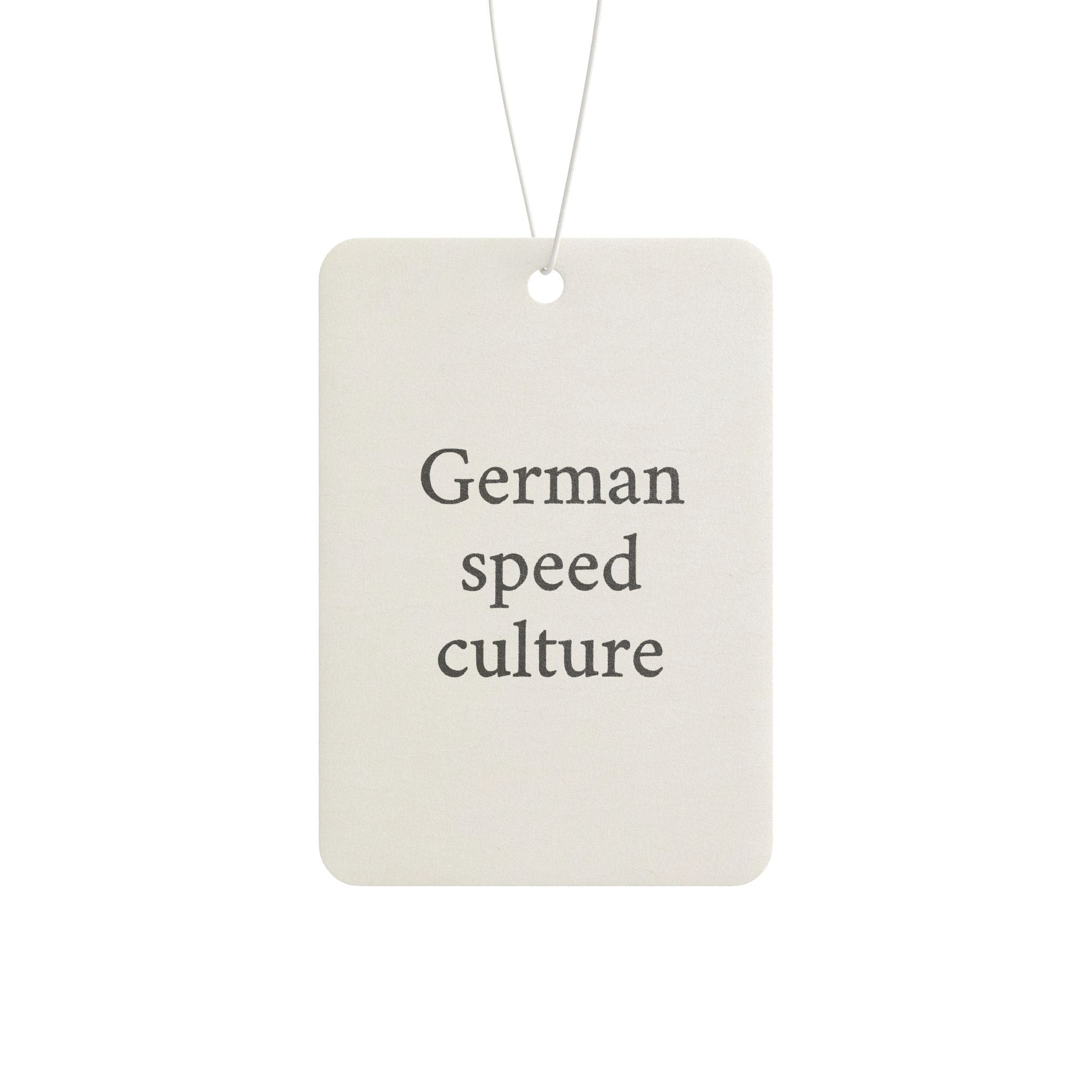 German Speed Culture Car Air Freshener - Unique Aroma for Car Enthusiasts, Gift for Him, Auto Decor, Air Fresheners, Car Accessories