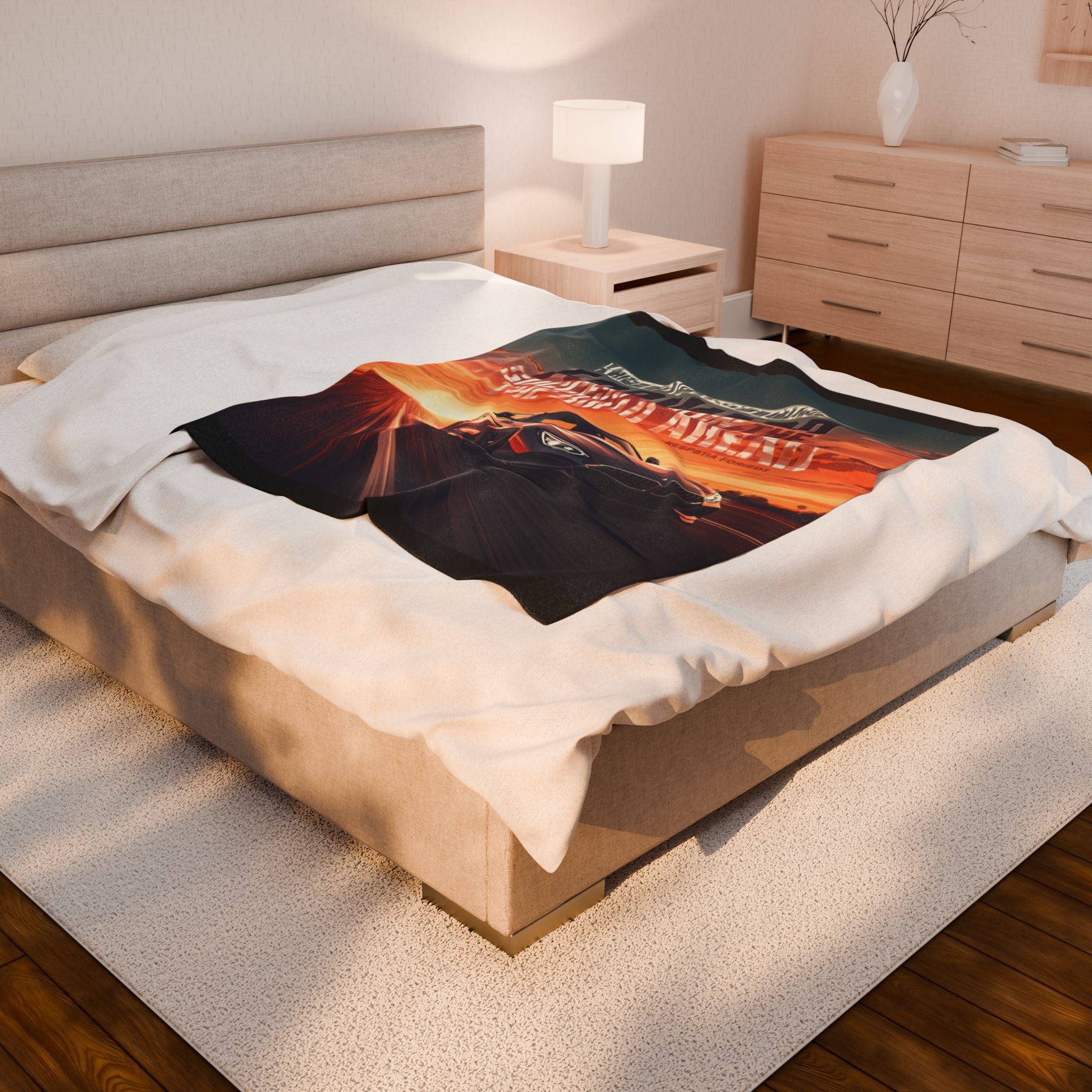 Inspirational Velveteen Plush Blanket - Motivational Decor for Car Enthusiasts, Cozy Gift, Car Lover Blanket, Inspirational Wall Art, [...]